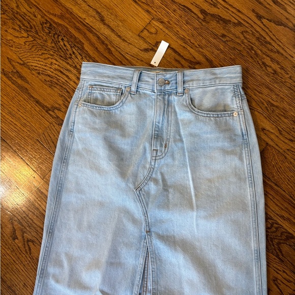 Madewell Rilee Denim Midi Skirt, size 25, NWT - Picture 4 of 8
